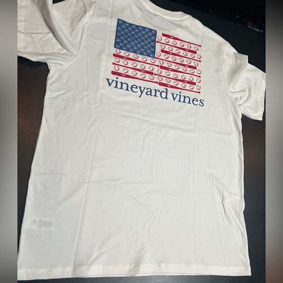 Vineyard Vines Baseball Flag Pocket Tee - Picture 11 of 11